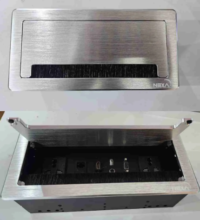 Multifunction Flip-Up Socket both Silver & Black